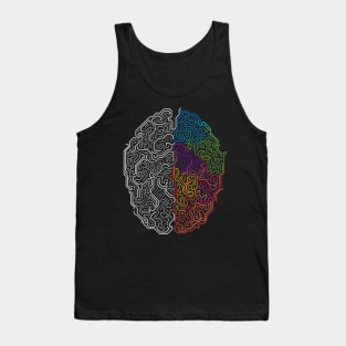 brain function illustration Tank Top